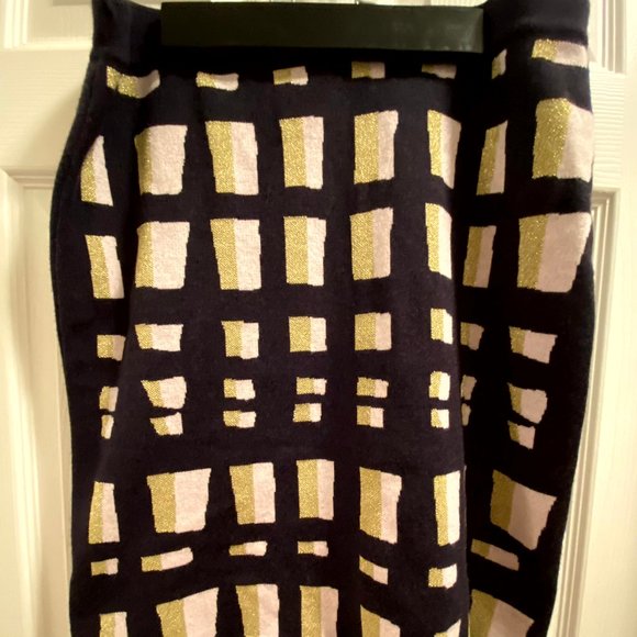 Ann Taylor Graphic Check Print Knitted Matching Set - Picture 5 of 6